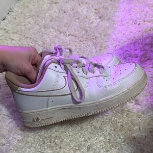 Custom Brown Painted Nike Air Forces